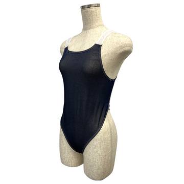 強刺激メッシュ競泳水着 ネイビー