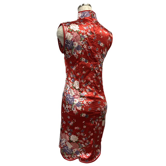 イイ女情熱真紅チャイナドレスセット2枚目