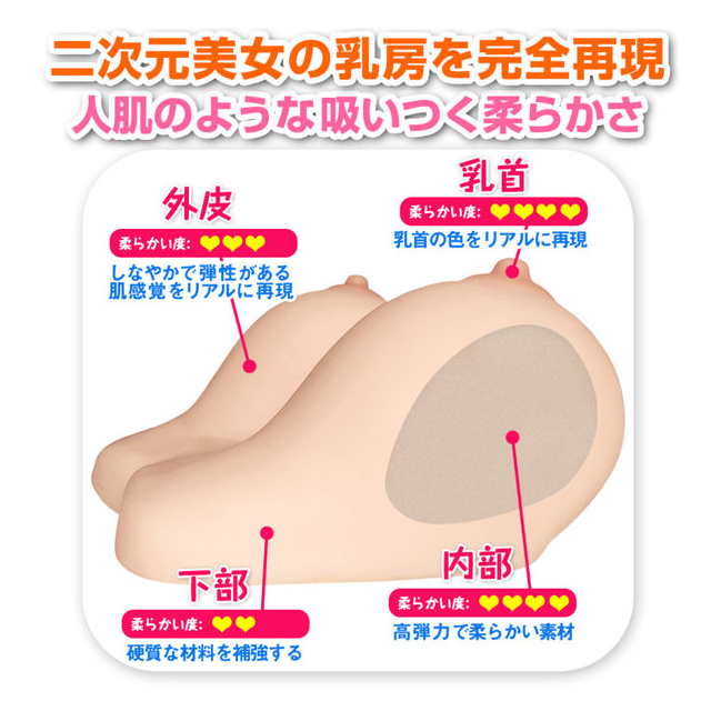 豊乳[釣鐘型 カップふわふわリアルおっぱい 2150g]4枚目