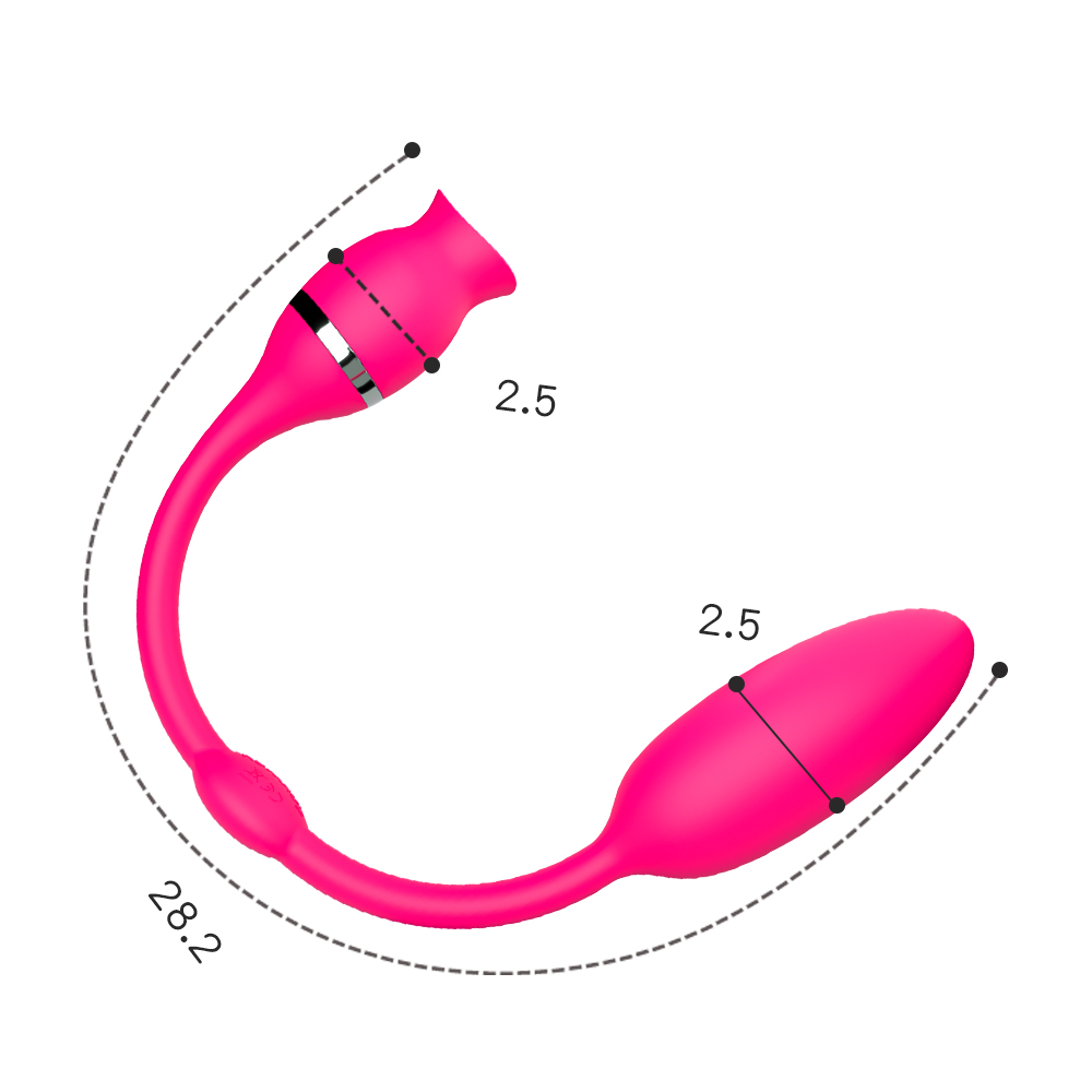 クリトリス舐め機能付きエッグ玩具8枚目