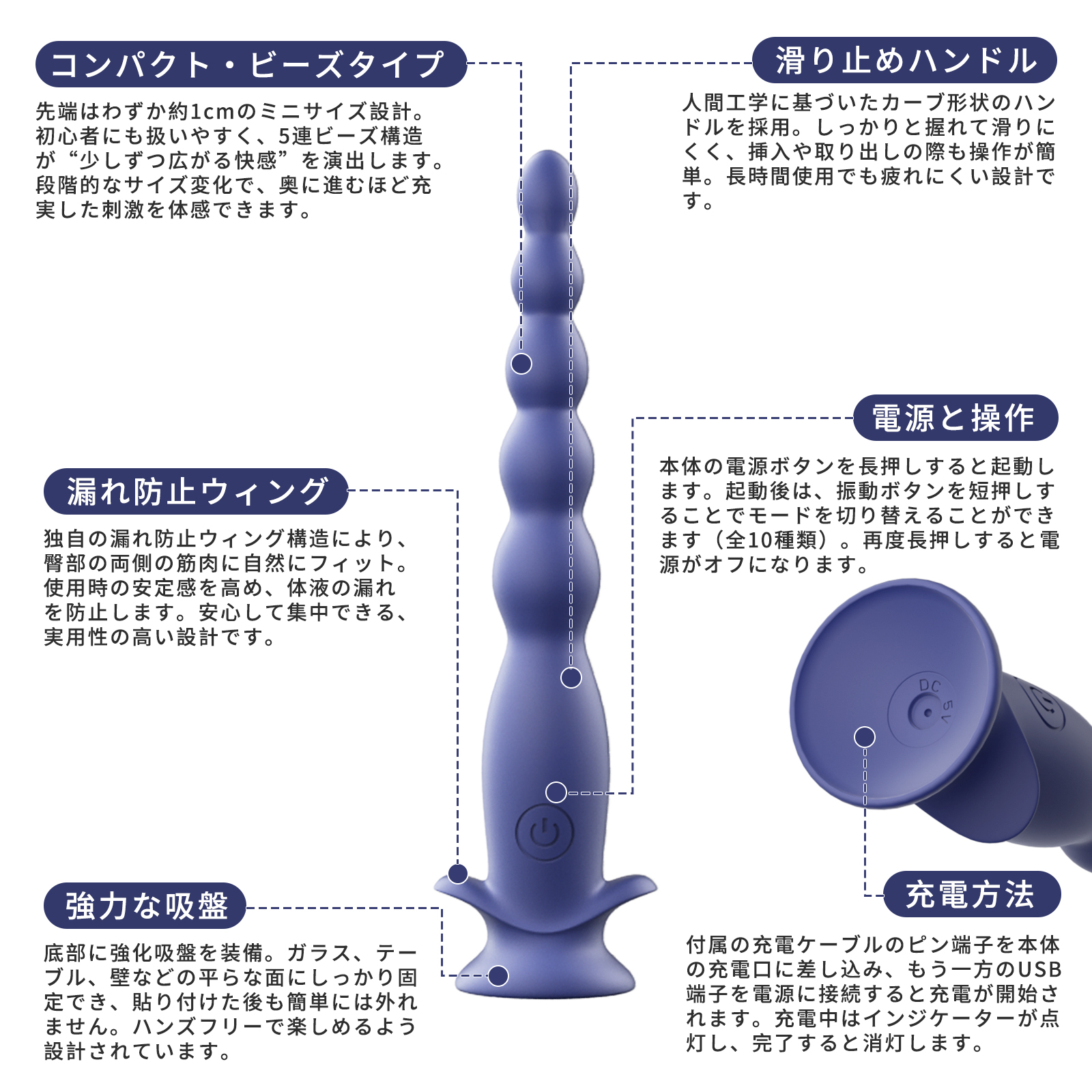 ミニサイズ・サクションビーズ5枚目