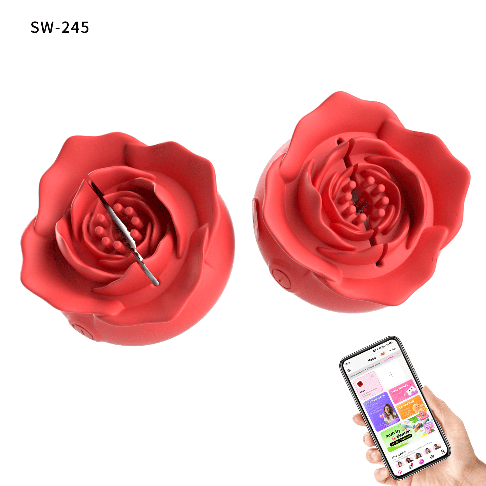 フラワーニップルクリップ2枚目