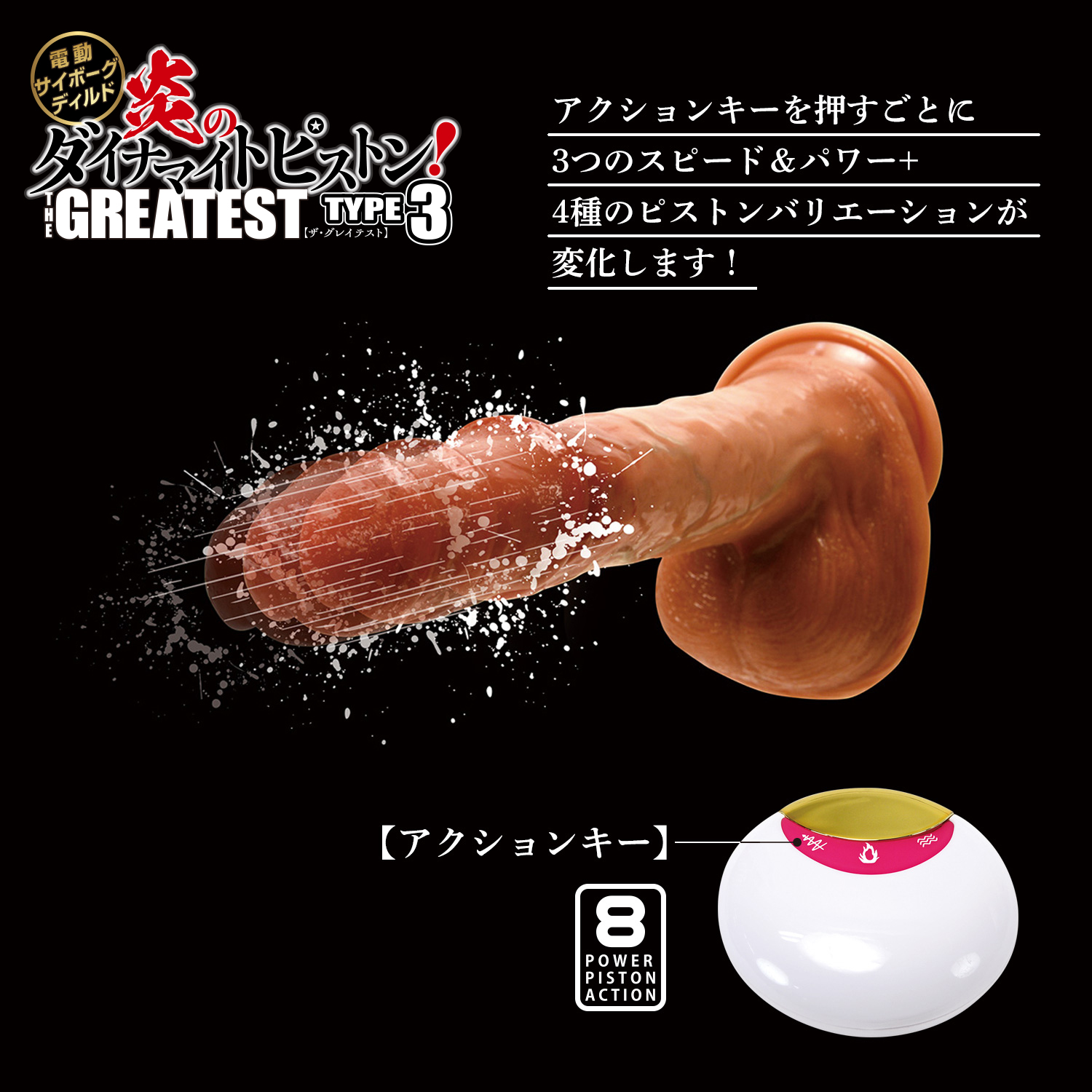 電動サイボーグディルド 炎のダイナマイトピストン TYPE3 ザ・グレイテスト3枚目