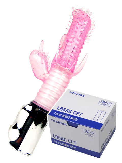 ポルチオラッシュ ピンク+アルカリ単3電池(1箱20本入)セットのサンプル画像