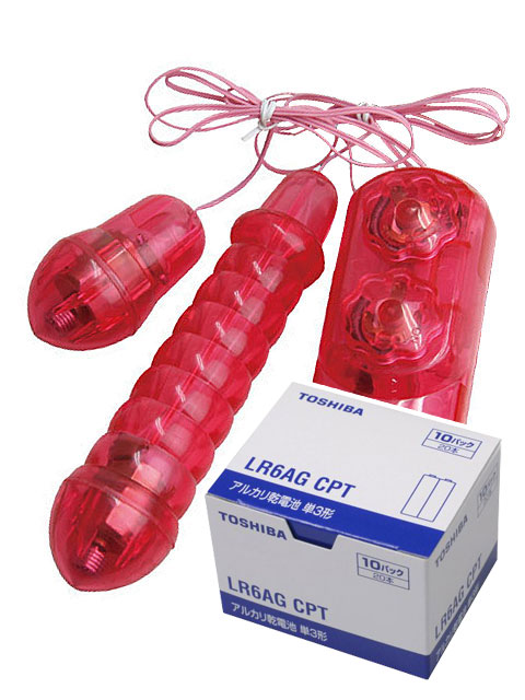 Strawberry(ストロベリー) レッド+アルカリ単3電池(1箱20本入)セットのサンプル画像