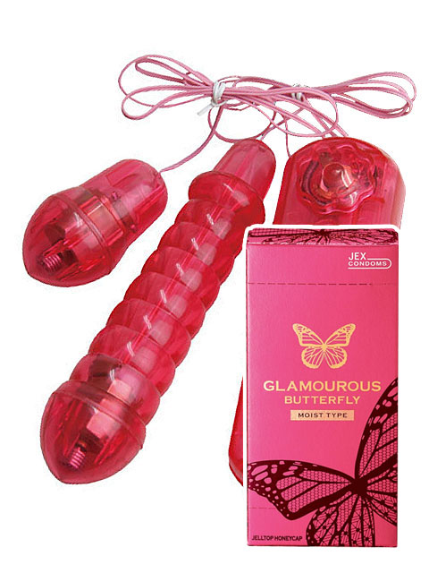 Strawberry(ストロベリー) レッド+グラマラスバタフライ モイスト 6コ入セットのサンプル画像