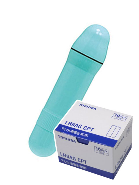 mini水中花 グリーン+アルカリ単3電池(1箱20本入)セットのサンプル画像