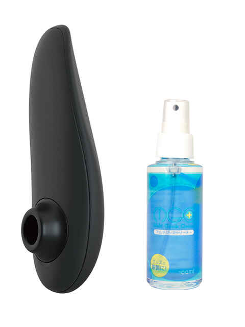 ウーマナイザー(Womanizer) クラシック2 ブラック+マルチグッズクリーナーセット1枚目
