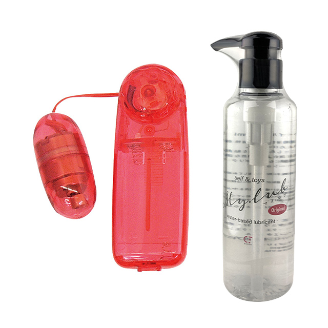 新ファンキーローターシングル レッド+マイルブ (my lub) オリジナルセット