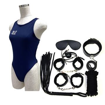 薄々競泳水着ネイビー+インスタントSM7 ブラックセット