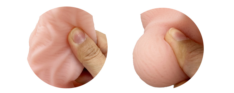 ダブルスキンディルド Sの竿・玉袋の写真